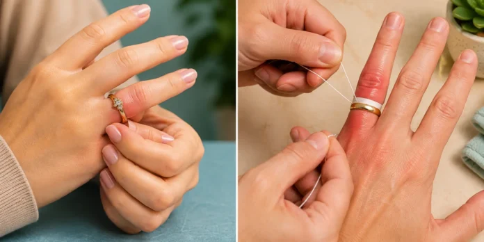 Stuck Ring From Finger