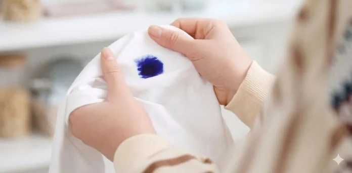 remove pen ink from clothes