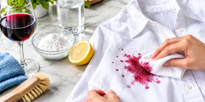 remove red wine stains